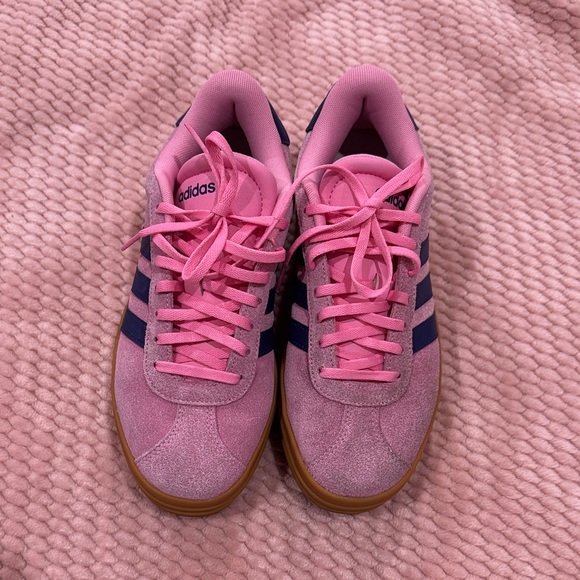 adidas Shoes - Adidas Women's Pink and Navy Sneakers